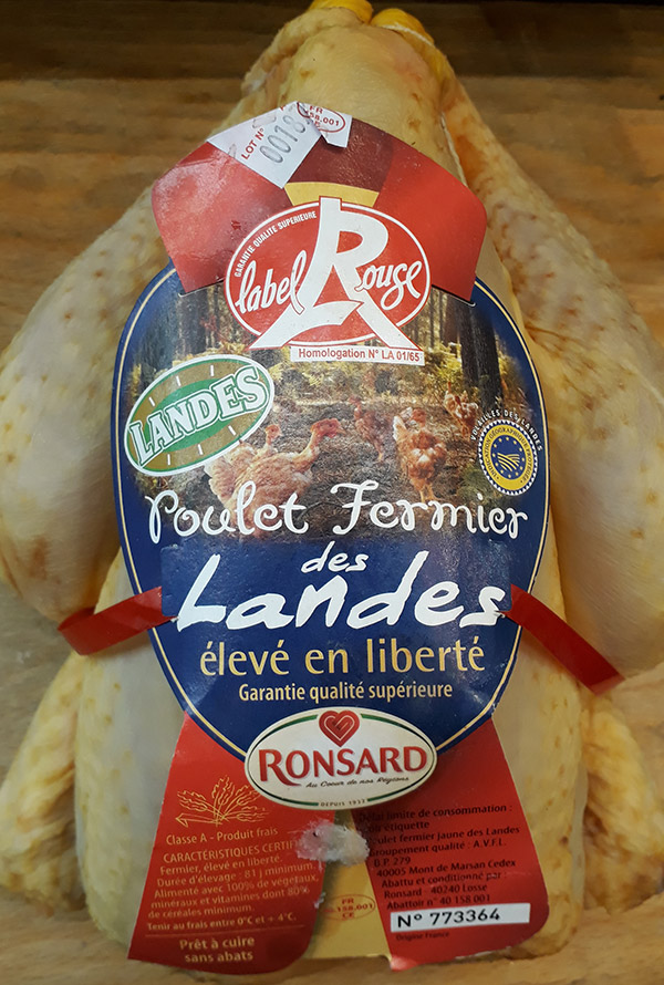 Poulet Fermier Des Landes - Charcuterie De L'Abbaye Dammarie-lès-Lys